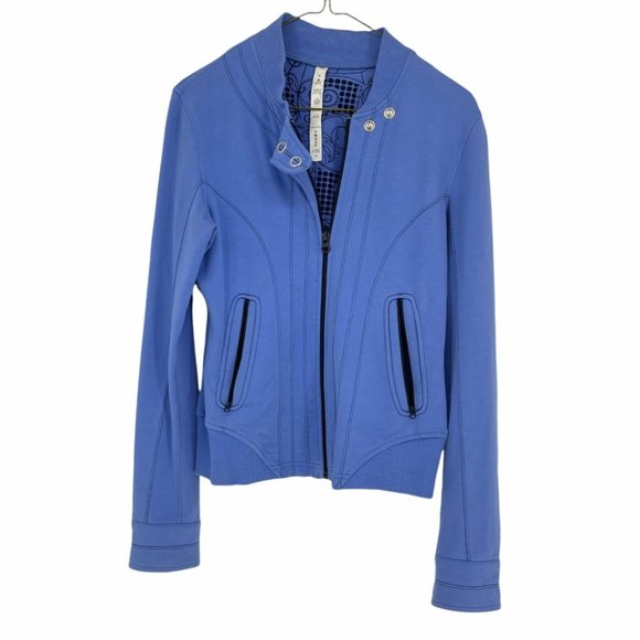 Lululemon periwinkle zip jacket size 6